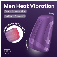 Satisfyer Men Heat Vibration - Battery Series Satisfyer Men Heat Vibration - Battery Series